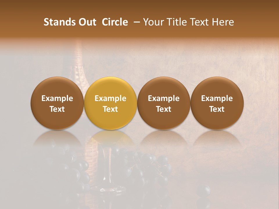 Anniversary Celebrate Grape PowerPoint Template