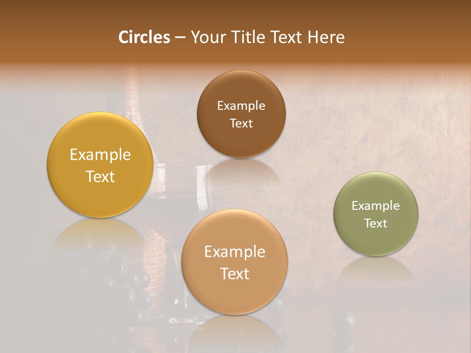 Anniversary Celebrate Grape PowerPoint Template