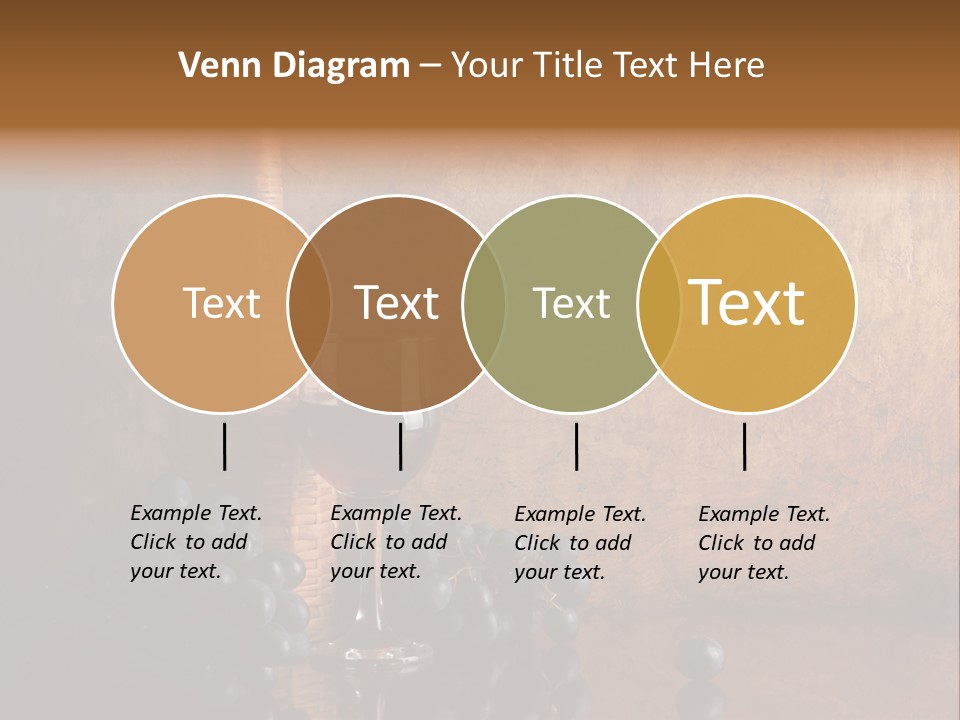 Anniversary Celebrate Grape PowerPoint Template