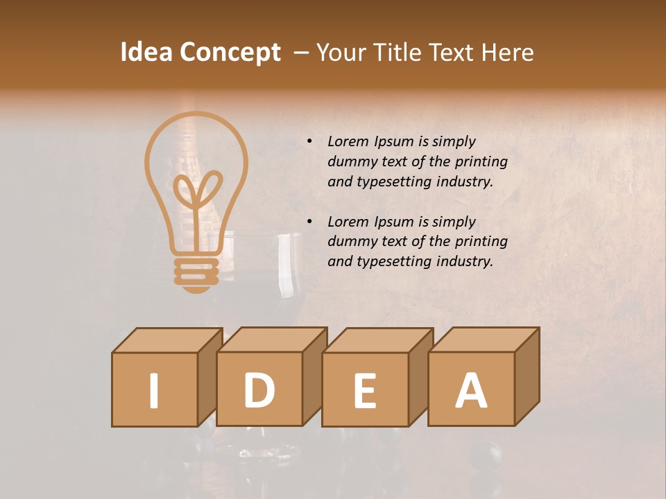 Anniversary Celebrate Grape PowerPoint Template