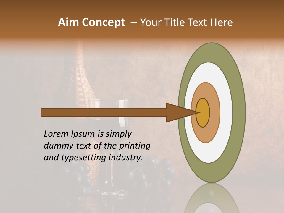 Anniversary Celebrate Grape PowerPoint Template