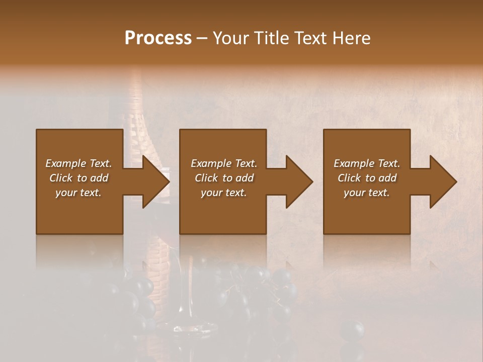 Anniversary Celebrate Grape PowerPoint Template