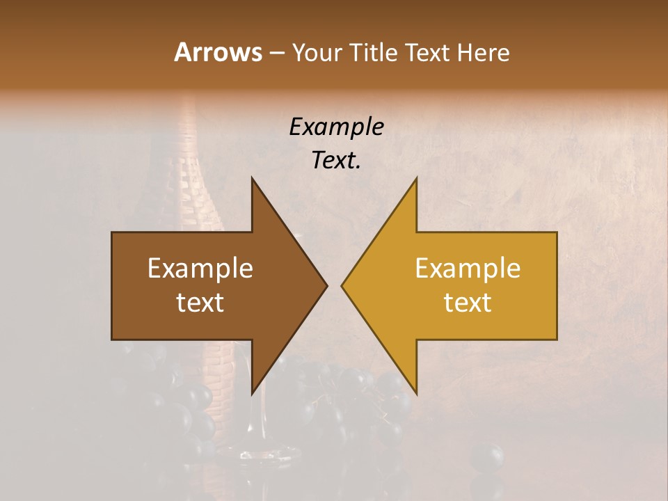 Anniversary Celebrate Grape PowerPoint Template