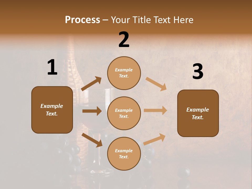 Anniversary Celebrate Grape PowerPoint Template