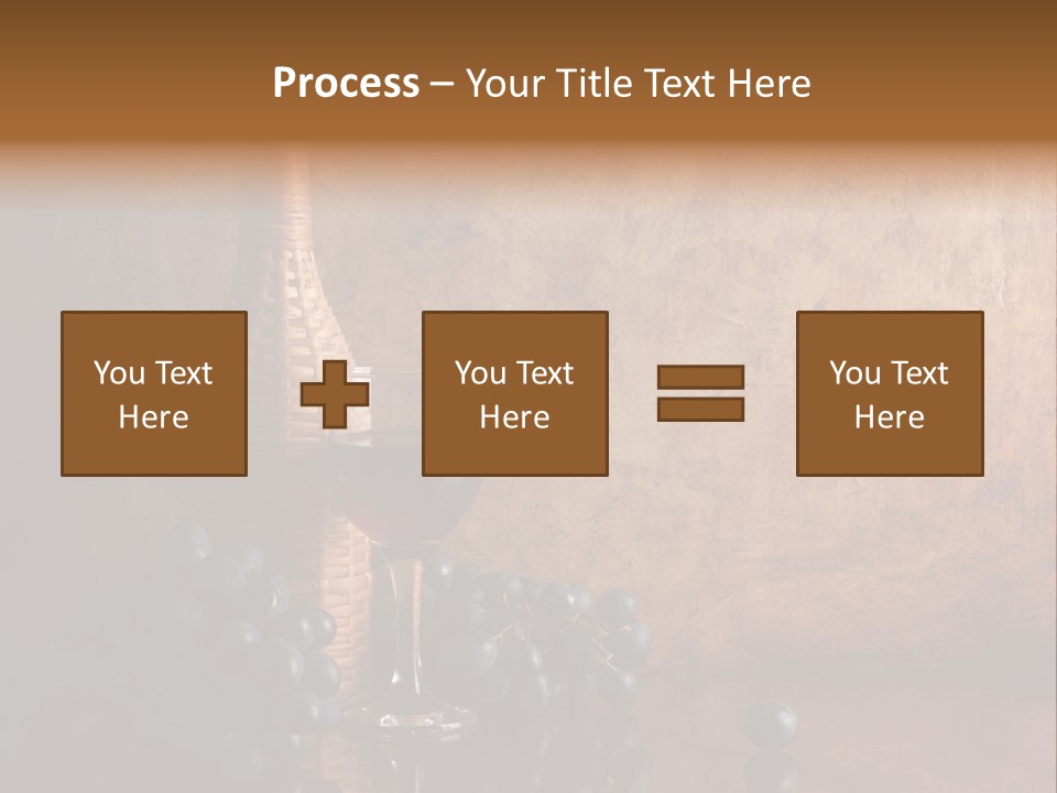 Anniversary Celebrate Grape PowerPoint Template