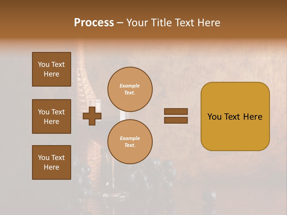 Anniversary Celebrate Grape PowerPoint Template