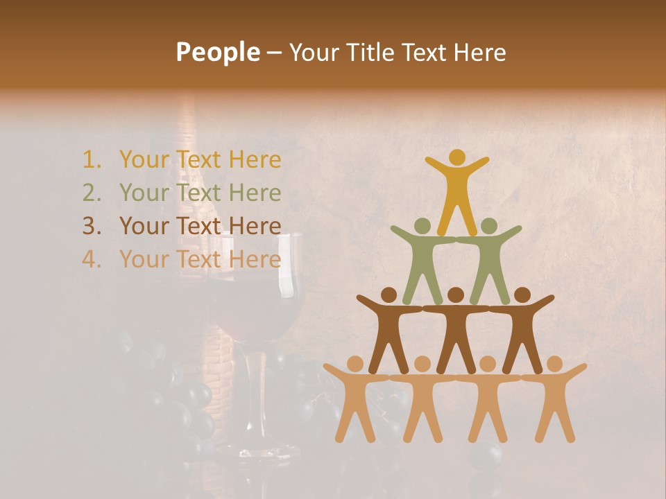 Anniversary Celebrate Grape PowerPoint Template