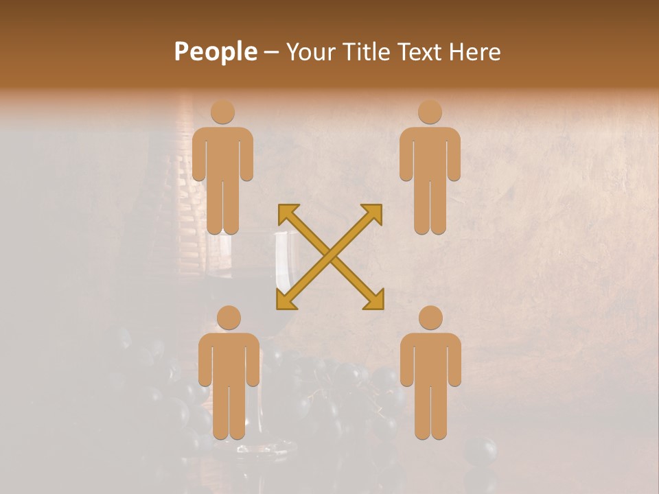 Anniversary Celebrate Grape PowerPoint Template