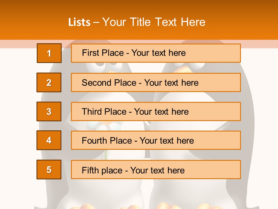 Boyfriend Relation Flower PowerPoint Template