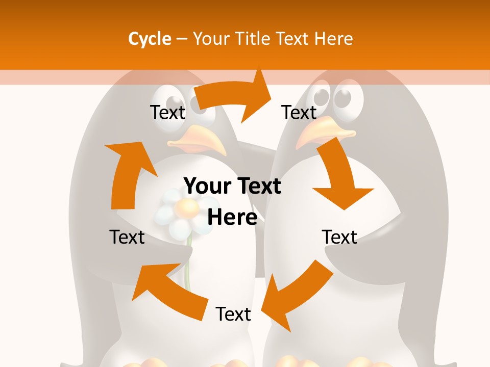 Boyfriend Relation Flower PowerPoint Template