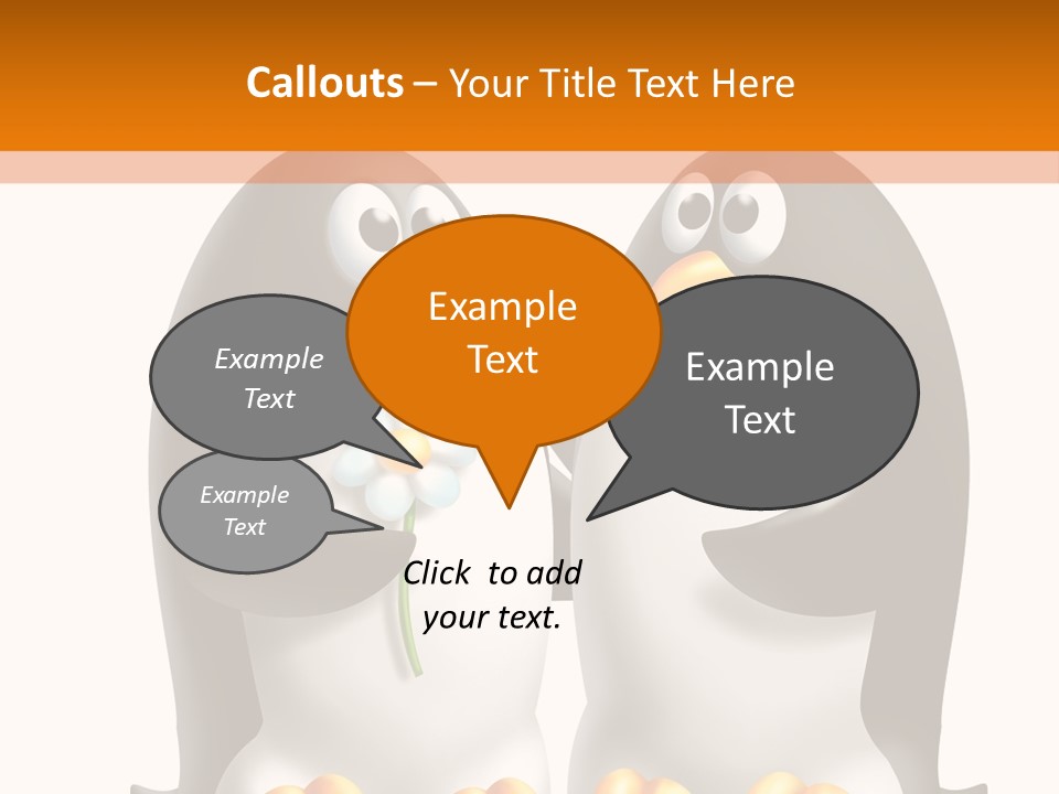 Boyfriend Relation Flower PowerPoint Template