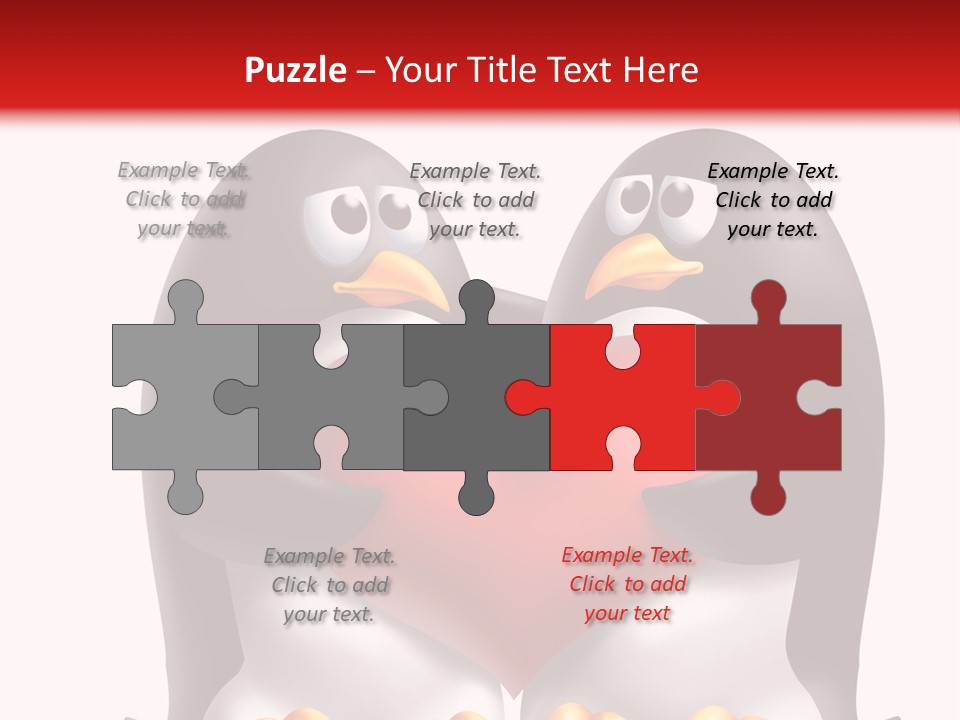 Gift Character Smile PowerPoint Template