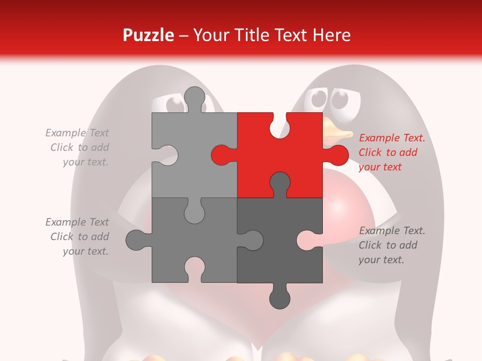 Gift Character Smile PowerPoint Template