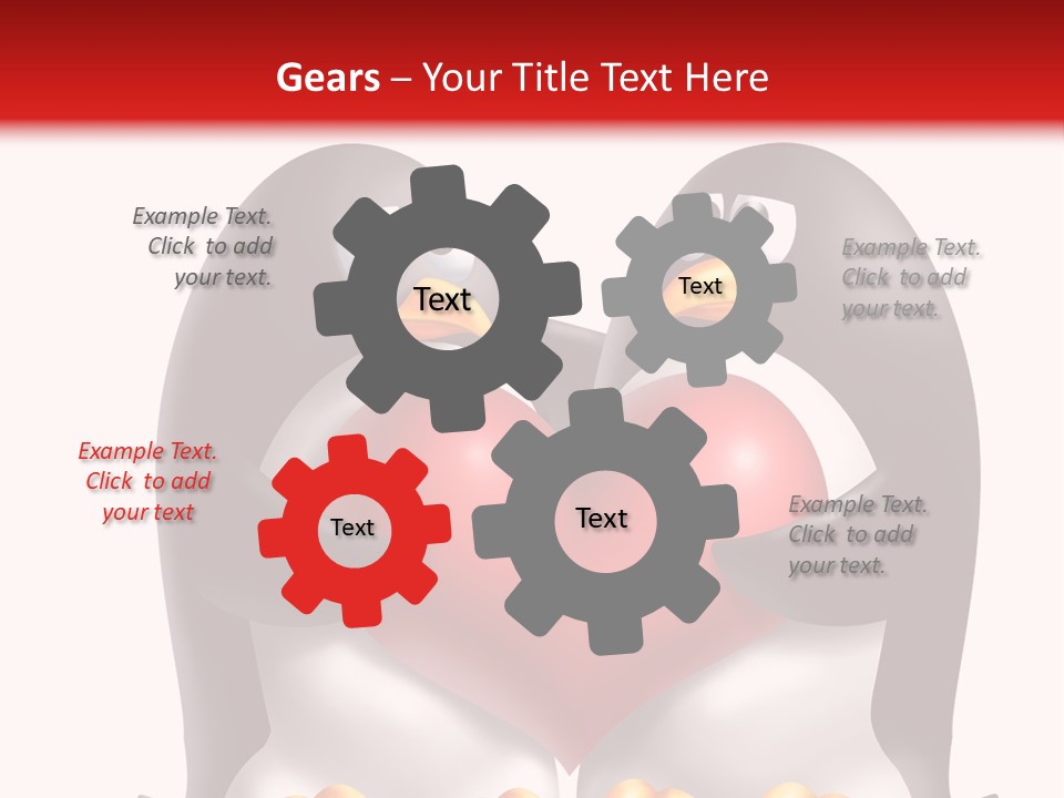 Gift Character Smile PowerPoint Template