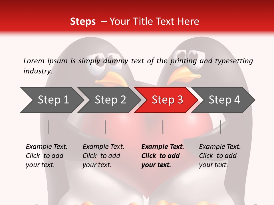 Gift Character Smile PowerPoint Template