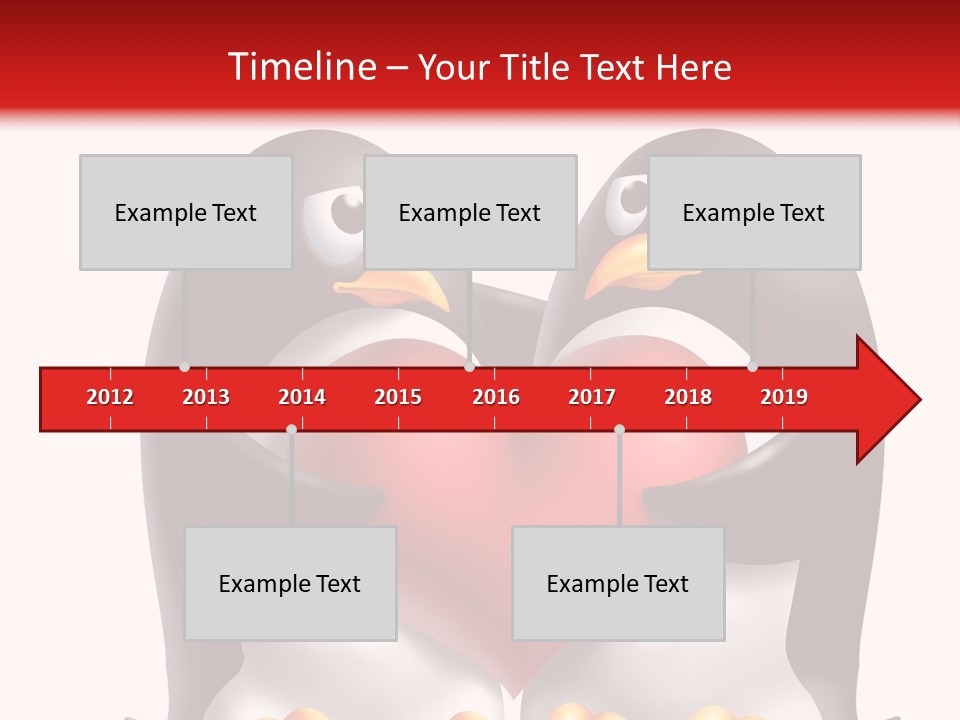 Gift Character Smile PowerPoint Template