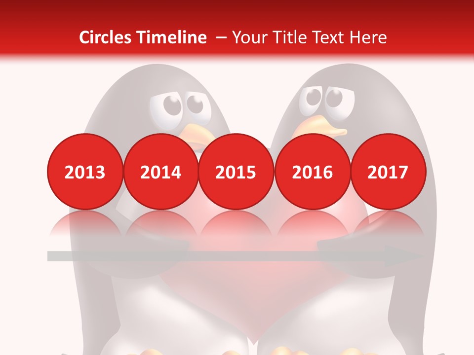 Gift Character Smile PowerPoint Template