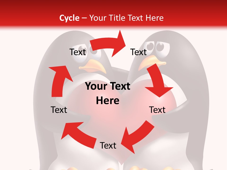 Gift Character Smile PowerPoint Template