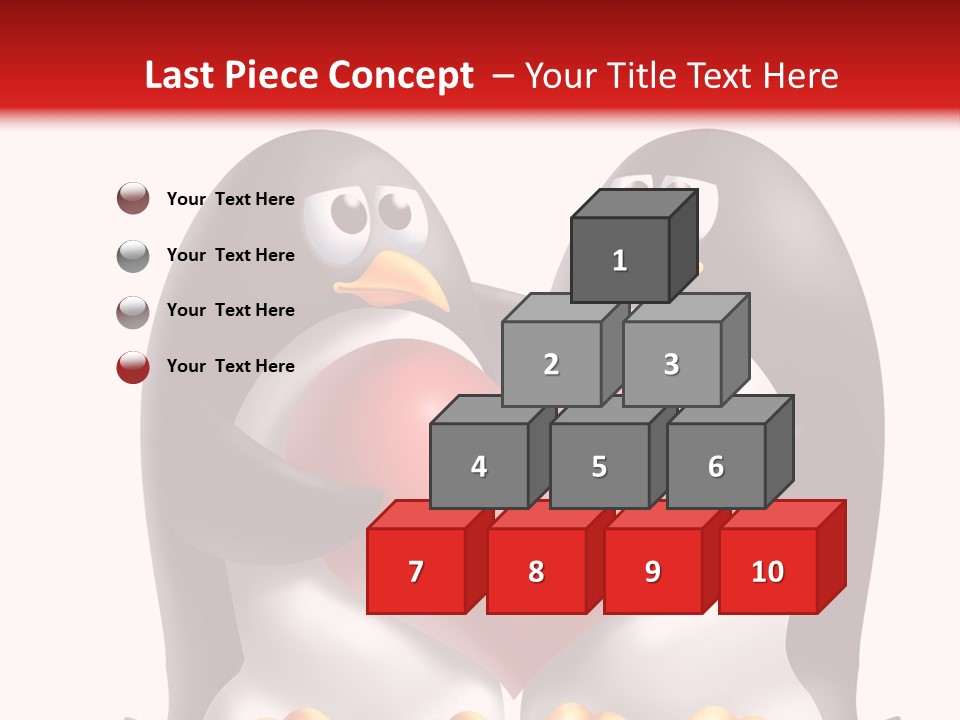 Gift Character Smile PowerPoint Template