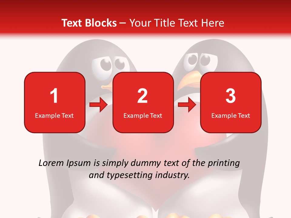 Gift Character Smile PowerPoint Template