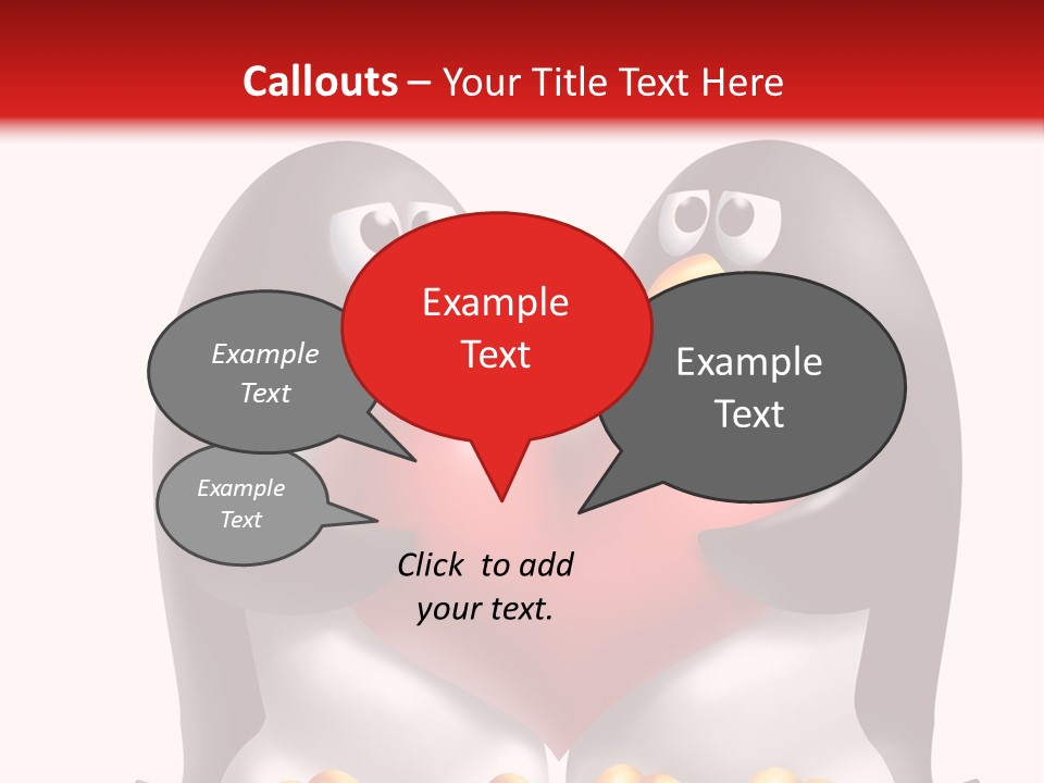 Gift Character Smile PowerPoint Template