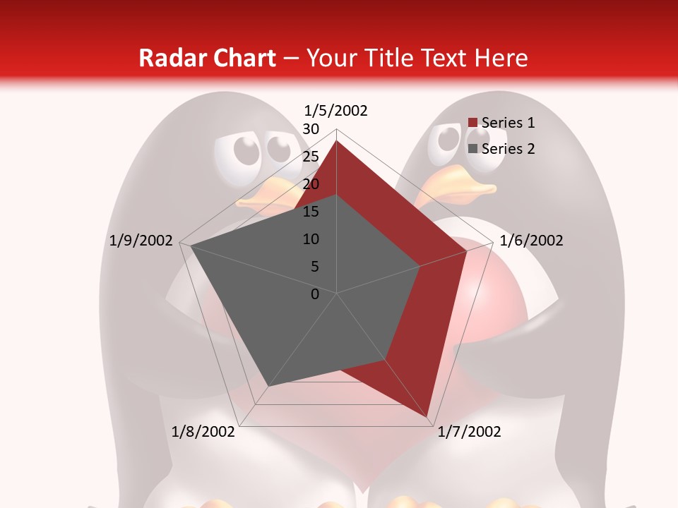 Gift Character Smile PowerPoint Template
