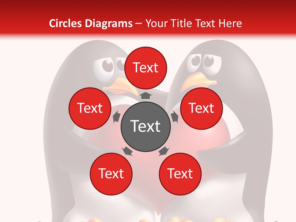 Gift Character Smile PowerPoint Template