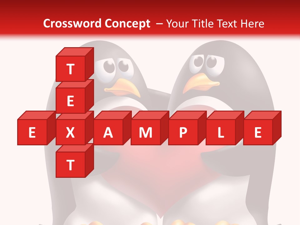 Gift Character Smile PowerPoint Template