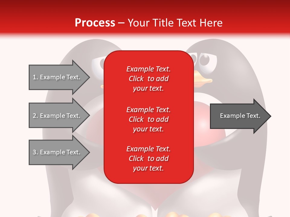 Gift Character Smile PowerPoint Template