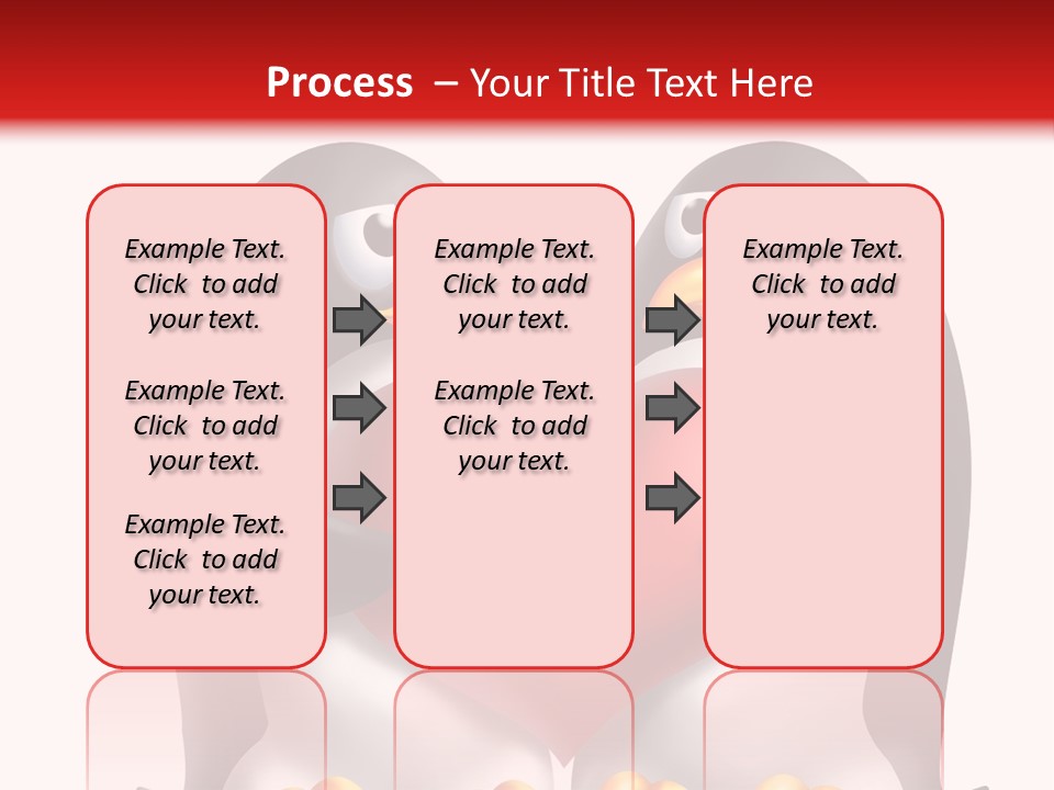 Gift Character Smile PowerPoint Template
