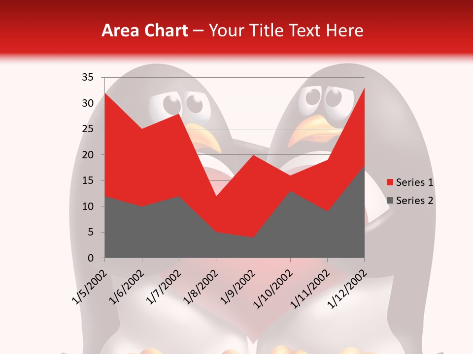 Gift Character Smile PowerPoint Template