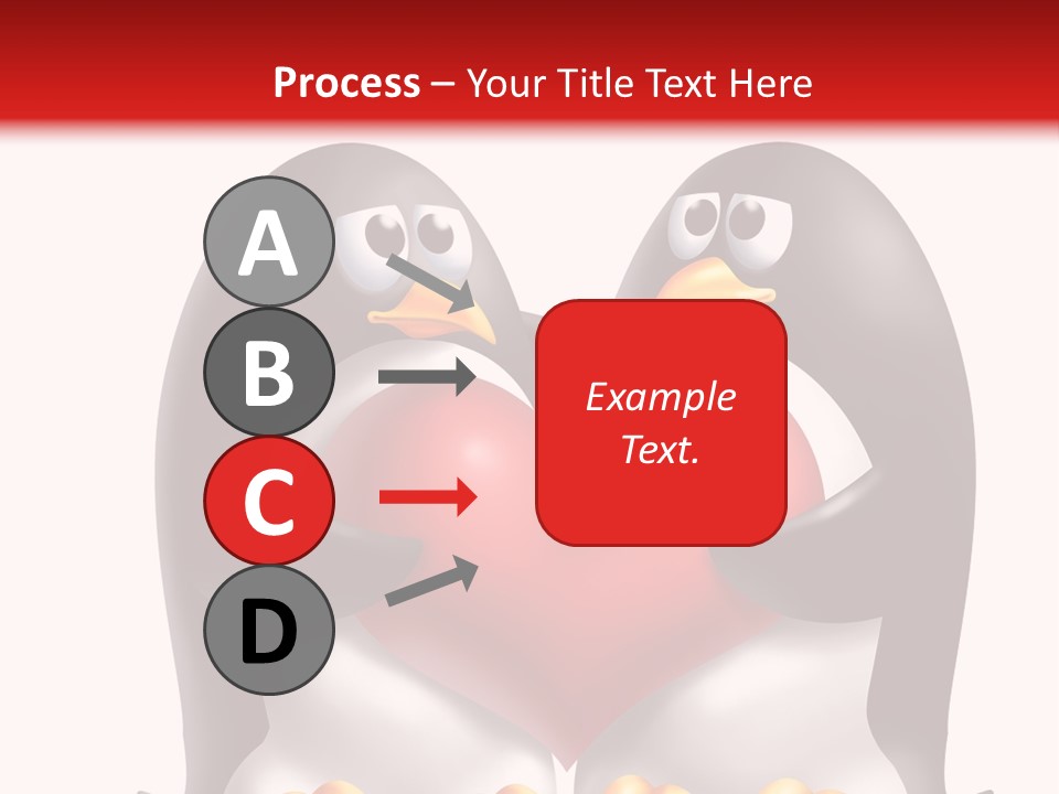 Gift Character Smile PowerPoint Template