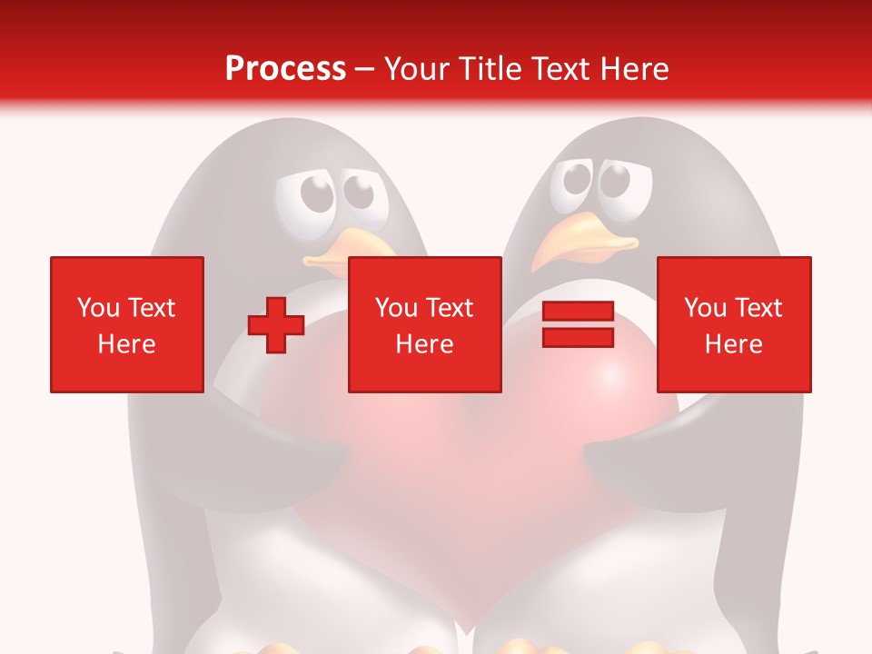 Gift Character Smile PowerPoint Template