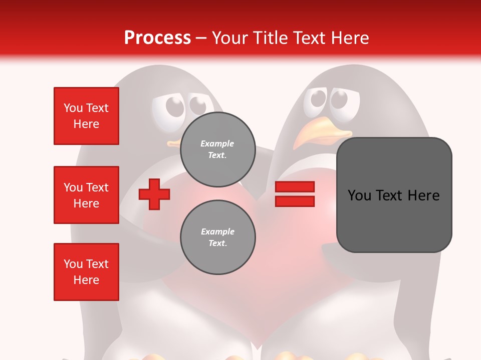 Gift Character Smile PowerPoint Template