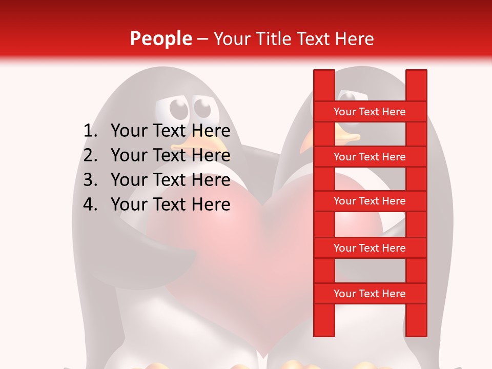 Gift Character Smile PowerPoint Template