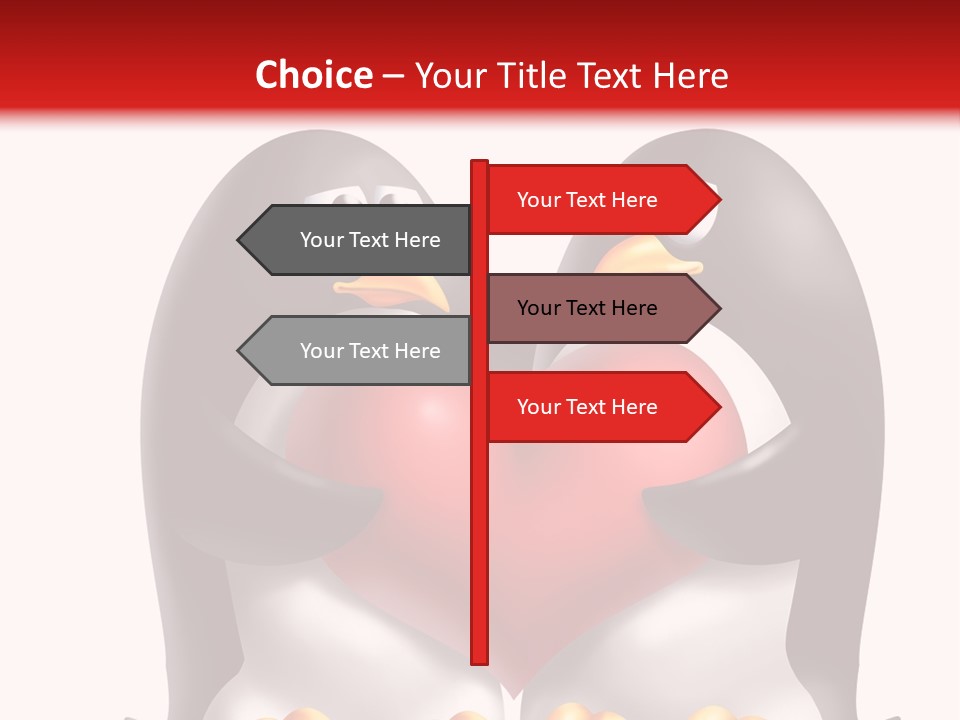 Gift Character Smile PowerPoint Template