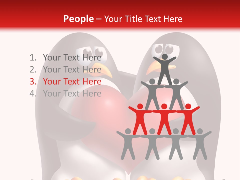 Gift Character Smile PowerPoint Template