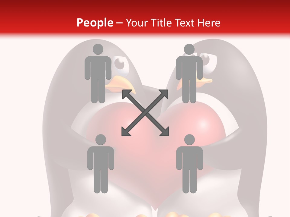 Gift Character Smile PowerPoint Template