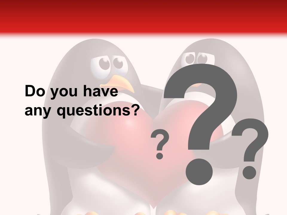 Gift Character Smile PowerPoint Template