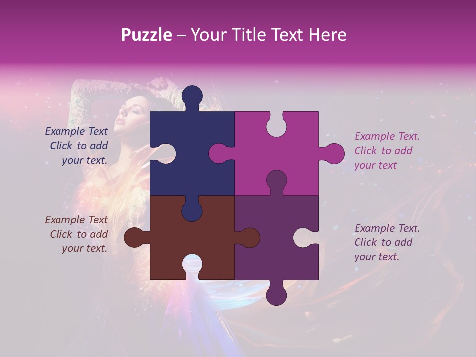 Girl Tenderness Perfect PowerPoint Template