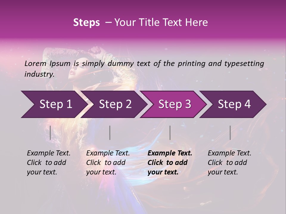 Girl Tenderness Perfect PowerPoint Template
