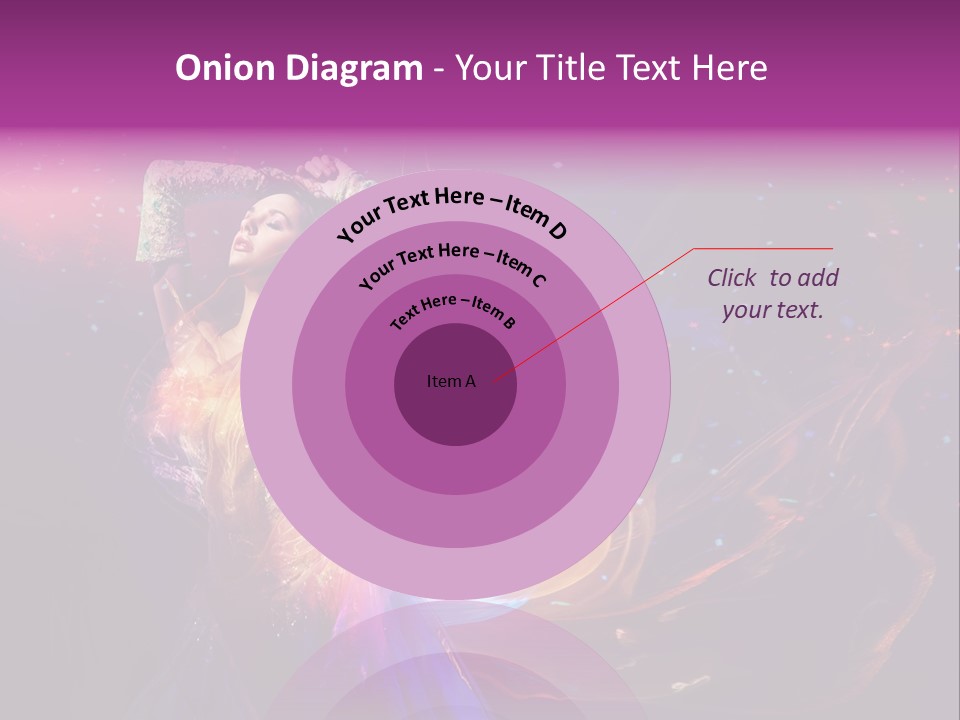 Girl Tenderness Perfect PowerPoint Template