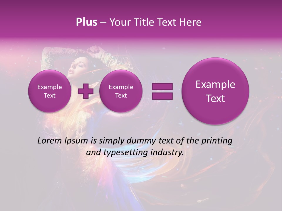 Girl Tenderness Perfect PowerPoint Template