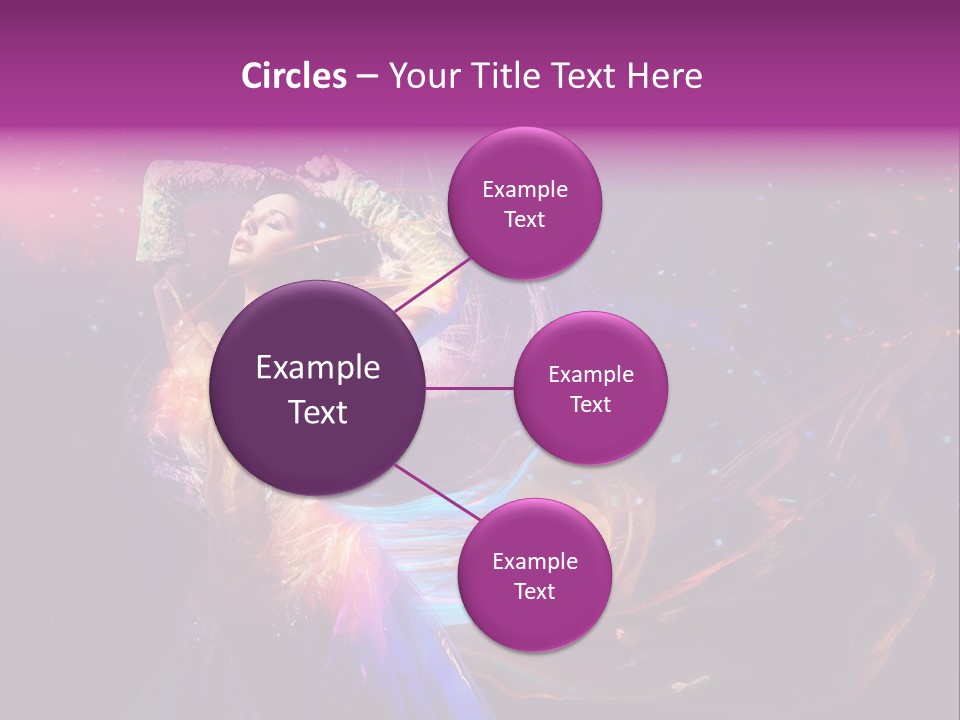 Girl Tenderness Perfect PowerPoint Template