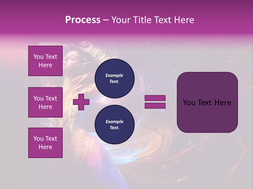 Girl Tenderness Perfect PowerPoint Template