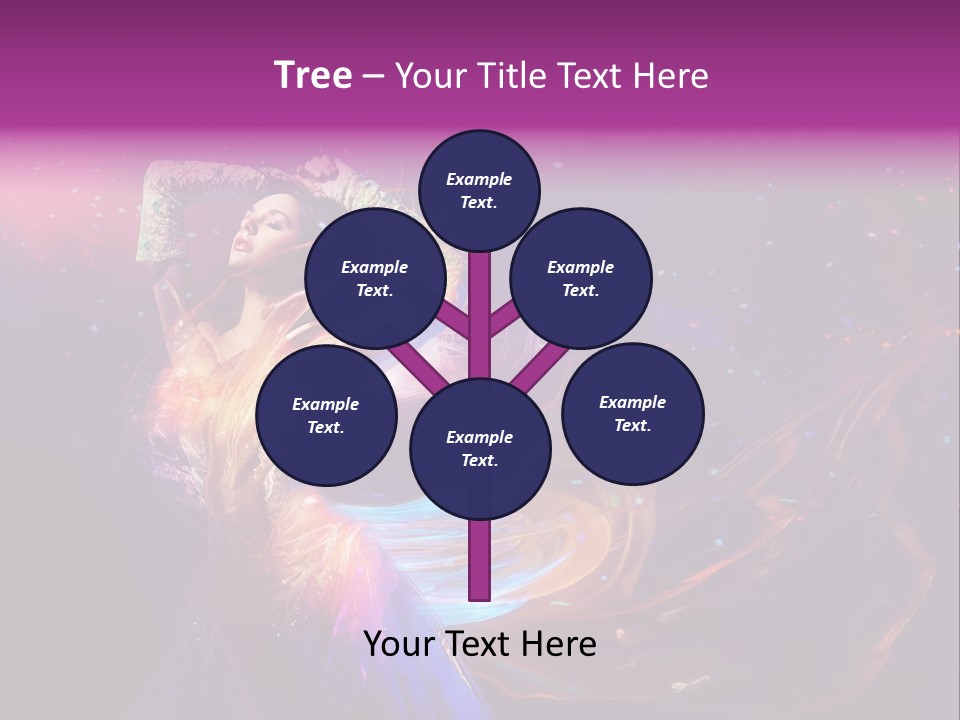 Girl Tenderness Perfect PowerPoint Template