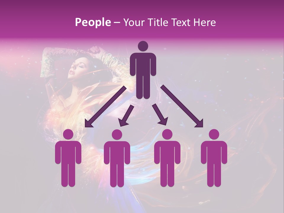 Girl Tenderness Perfect PowerPoint Template