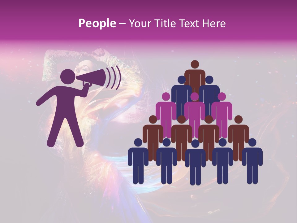 Girl Tenderness Perfect PowerPoint Template