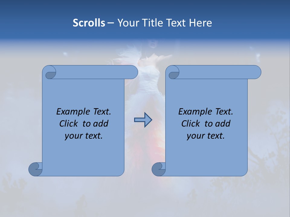 Mysterious Skinny Sensual PowerPoint Template