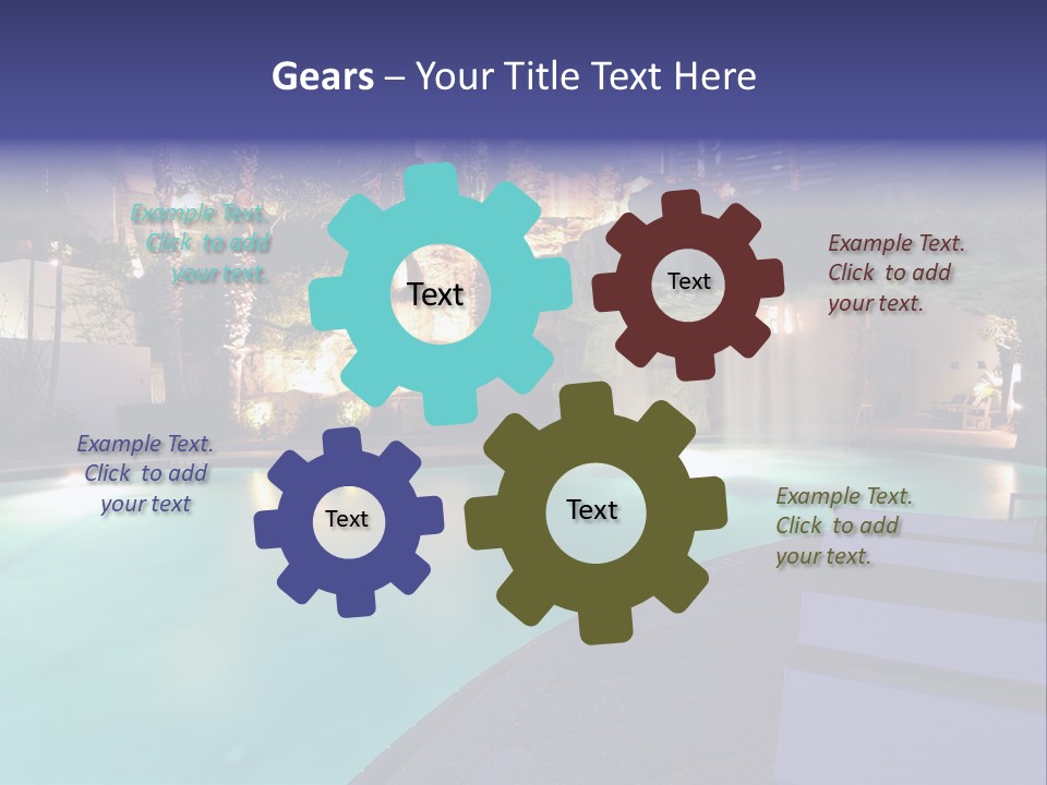 Outdoor Scenic Building PowerPoint Template